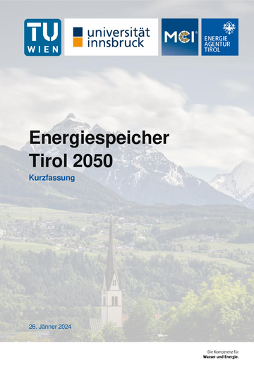 Energiespeicher Tirol 2050 Kurzfassung