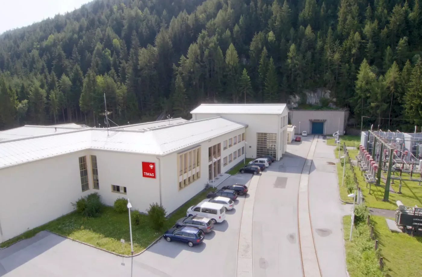 Luftbild Kraftwerk Imst