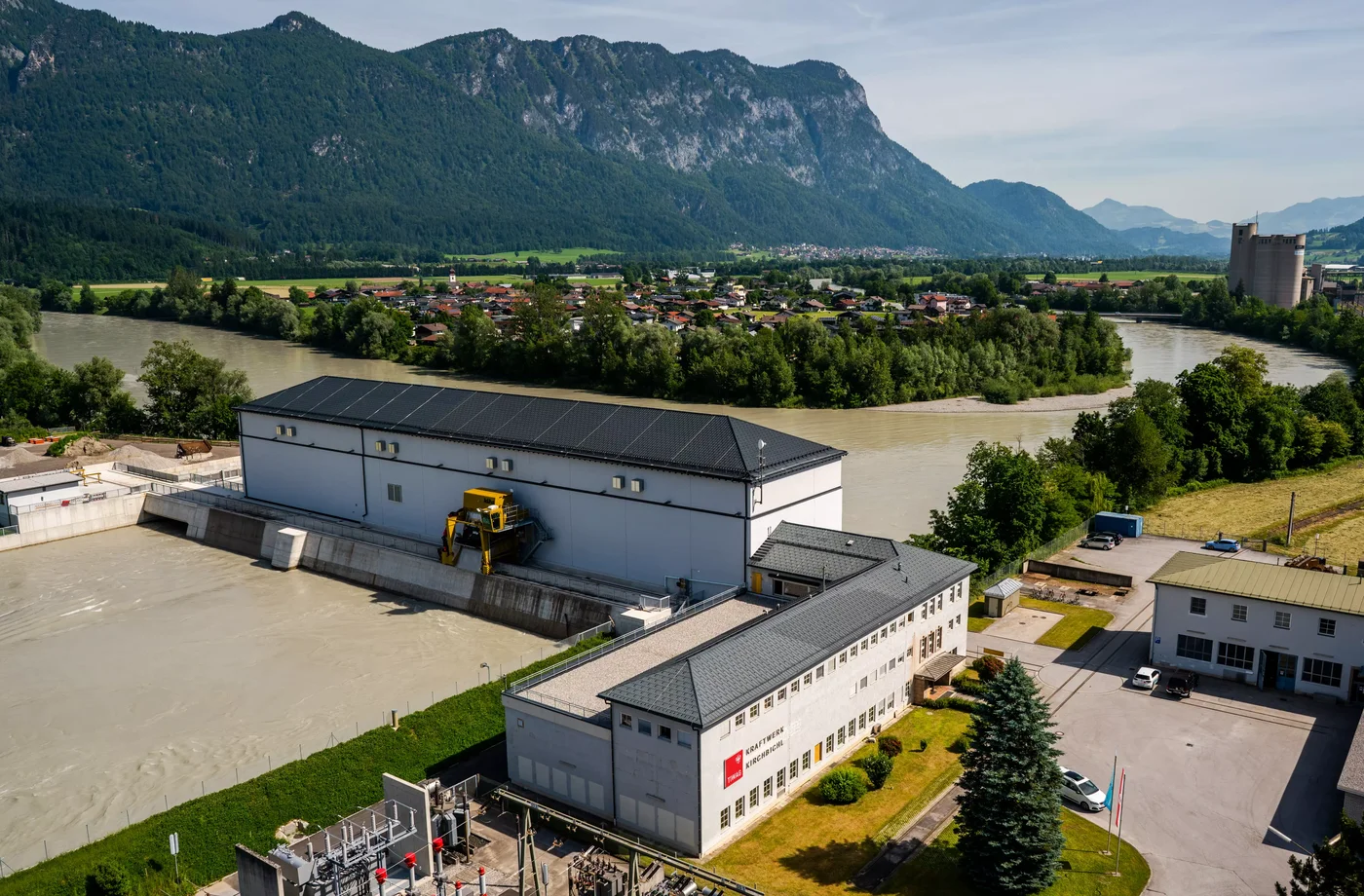 Luftbild Kraftwerk Kirchbichl