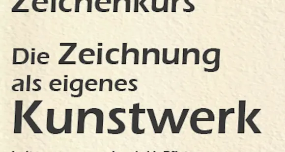 Zeichenkurs im Schloss