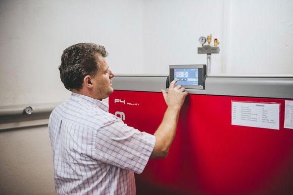 Techniker bei der Arbeit