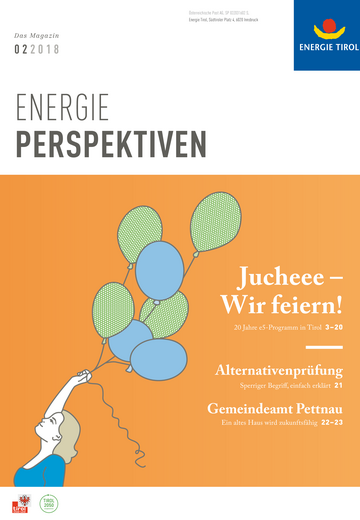 Ausgabe 02-2018: Wir feiern das e5-Programm in Tirol